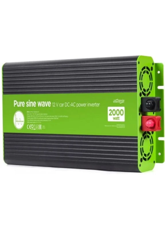 Автомобильный инвертор 12V/230V 2000W (4000W пиковая мощность) чистая синусоида (EG-PWC-PS2000-01) EnerGenie (399276199)