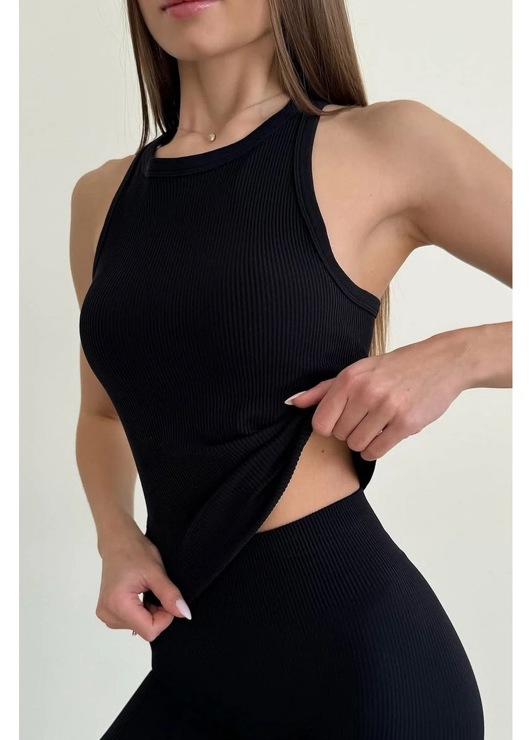 Майка-борцовка бесшовная в рубчик Canotta Ribbed Sport InSecret — 382706402