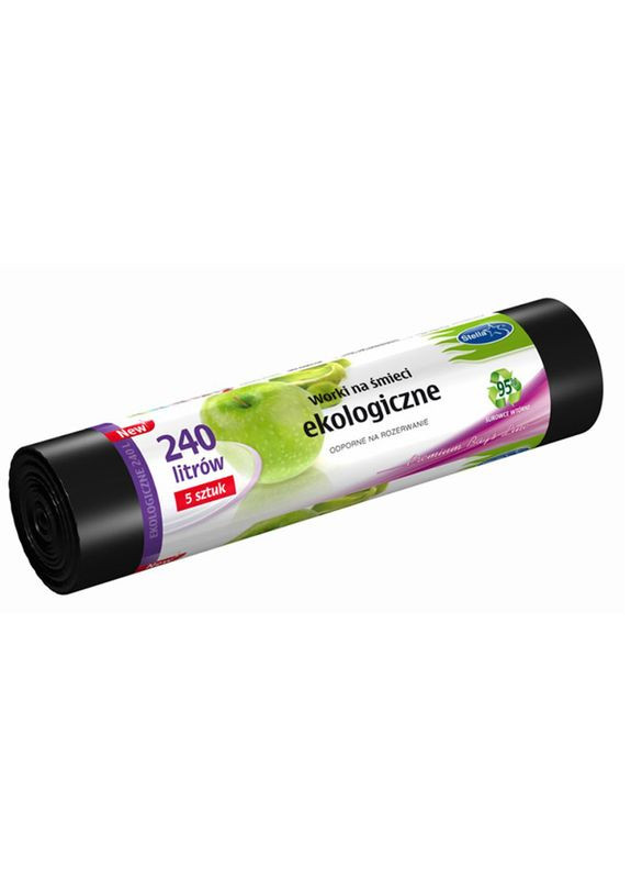 Пакеты для мусора чёрные 240 л (5 шт) Stella (338224983)