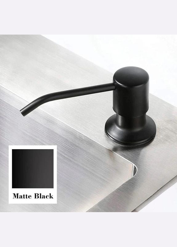 Кухонная мойка из нержавеющей стали DS505501NB 500*500*220 (Nano Black) Dusel (316720365)