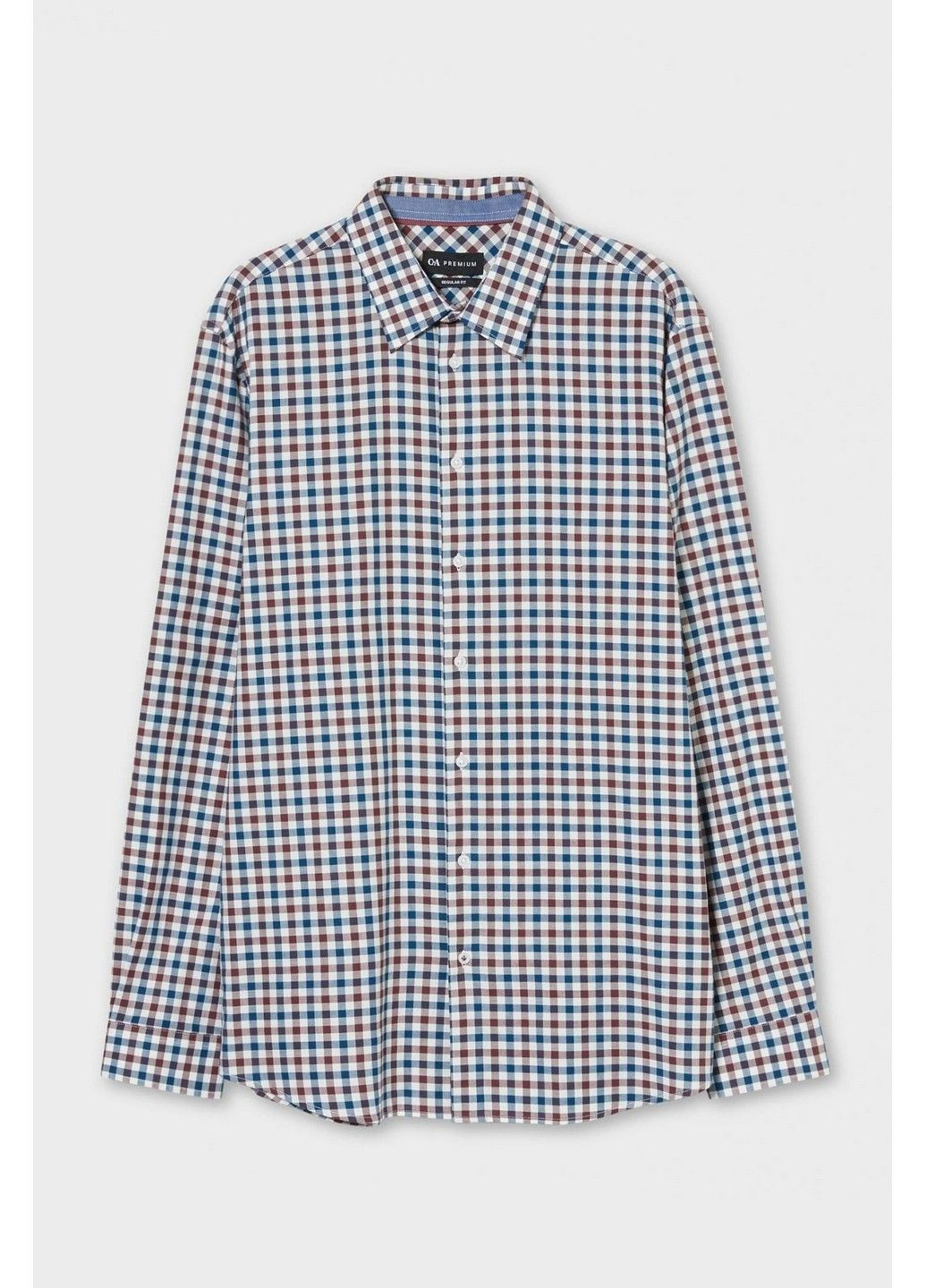 Цветная кэжуал рубашка однотонная C&A