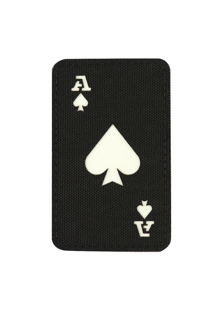 Нашивка Ace of Spades Laser Cut Black/GID M-TAC (315047349)