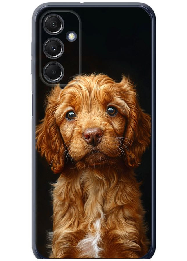 Силиконовый чехол 'Cocker spaniel на черном фоне' для Endorphone Samsung Galaxy M34 5G (292253381)