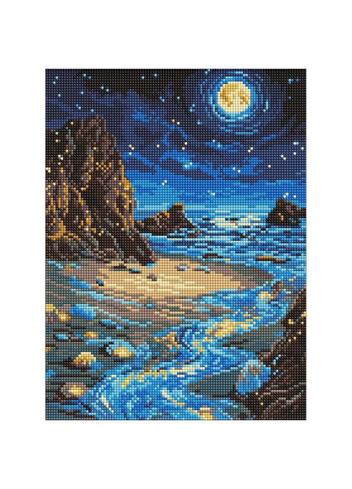 Алмазна мозаїка "Сяючий берег" ©art_selena_ua AMO8234 30х40 см IDEYKA (361146877)