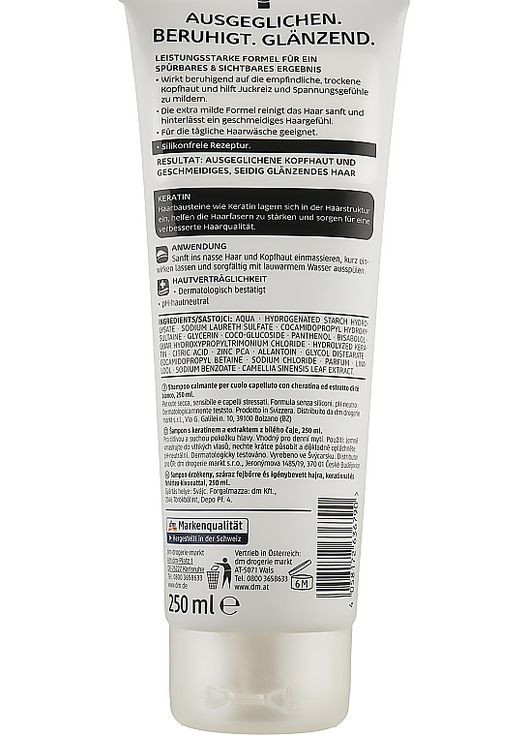 Шампунь для волос Professional Kopfhaut Sensitive 250ml (855942-61710) Balea (368627280)