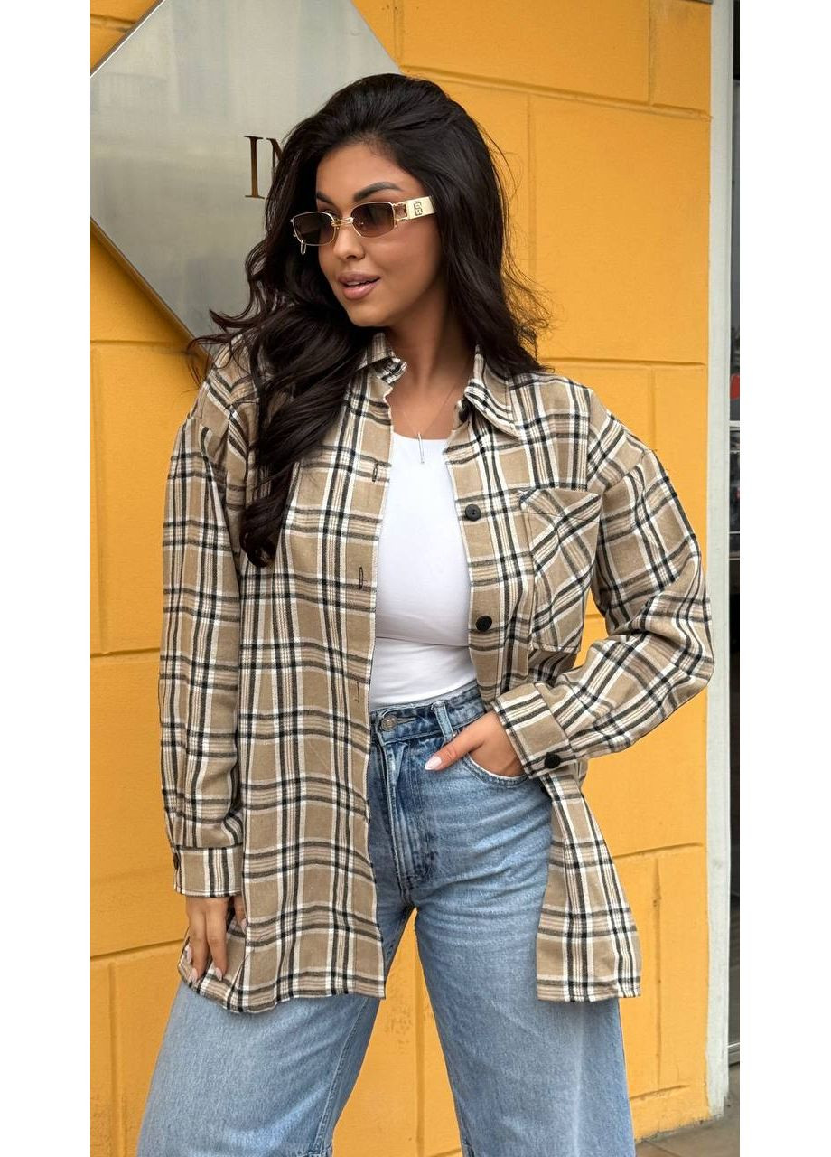 Бежевая рубашка Osoblyva