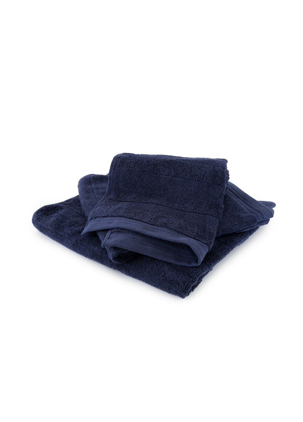 Рушник "Натхнення" 90x150 см MVM однотонний темно-синій