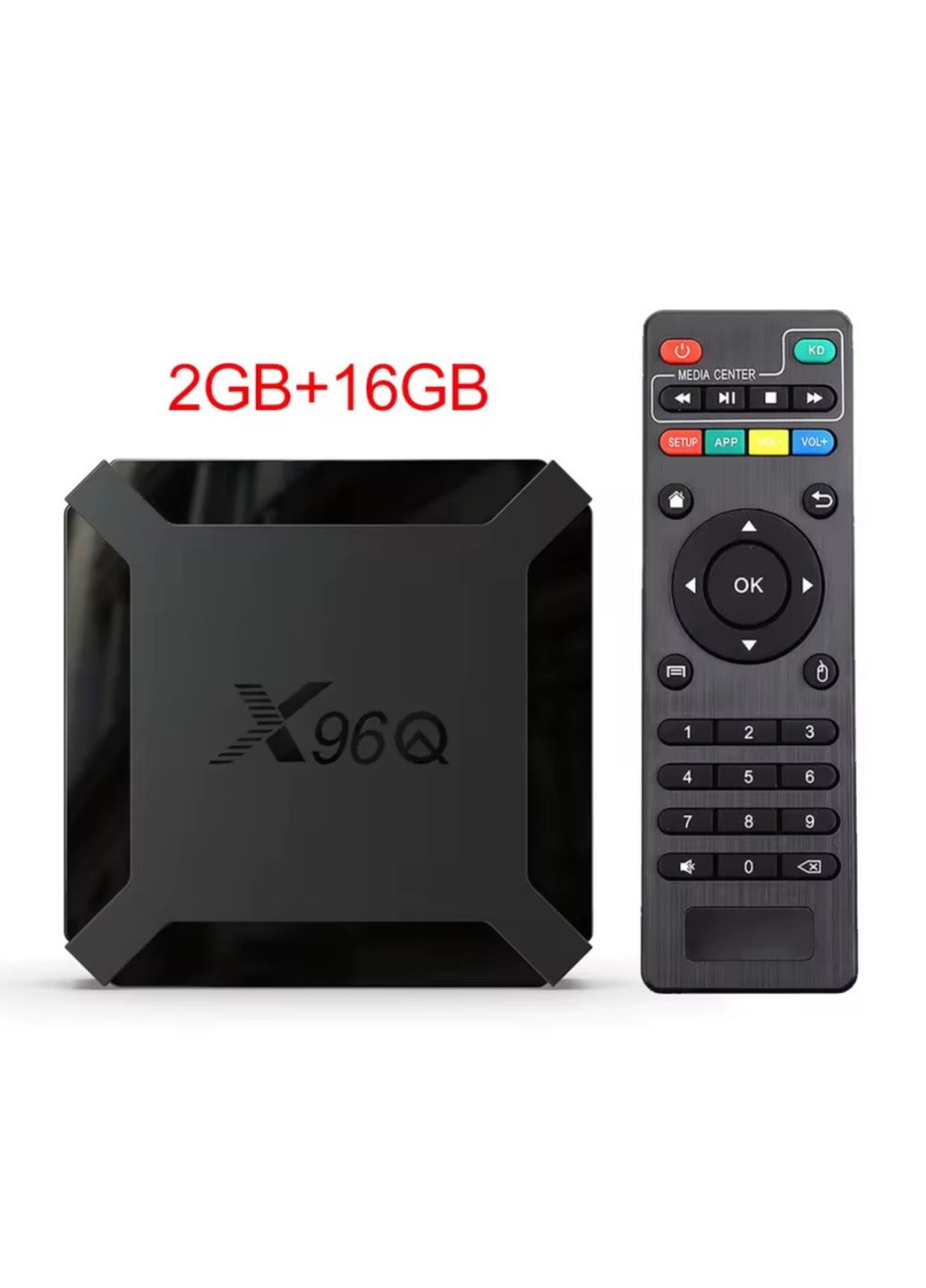 Медіаплеєр X96Q Android 10 TV Box (2GB RAM + 16 GB ROM, 4K UHD, Wi-Fi) No Brand X96 (341084521)