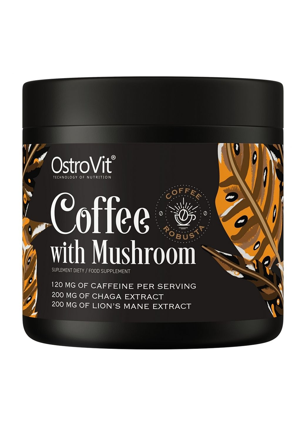 Заменитель питания Coffee with Mushrooms, 150 грамм Ostrovit (315871419)