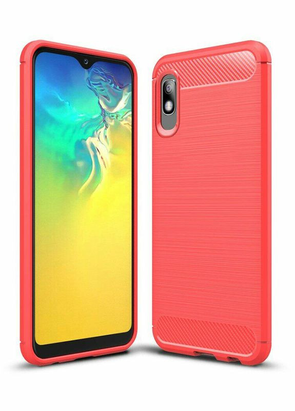 Чехол-накладка Slim Anti-Fingerprint TPU Case Samsung Galaxy A10e Red iPaky (301470098)