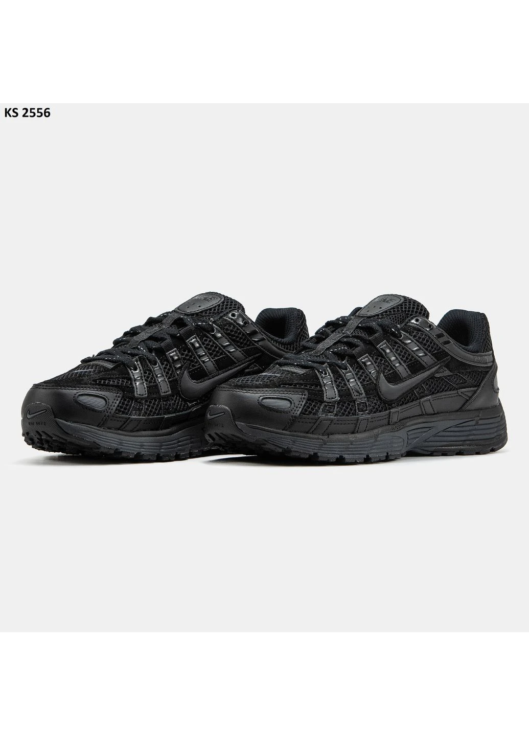 Чорні літні кросівки nike p-6000 total black найк п-6000 No Brand