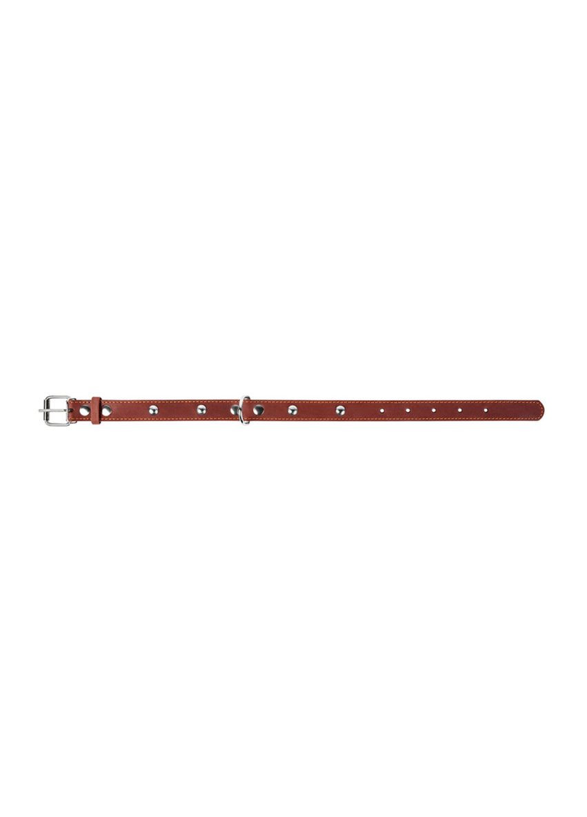 Нашийник подвійний 14мм/27-35см Коричневий Collar (322328142)