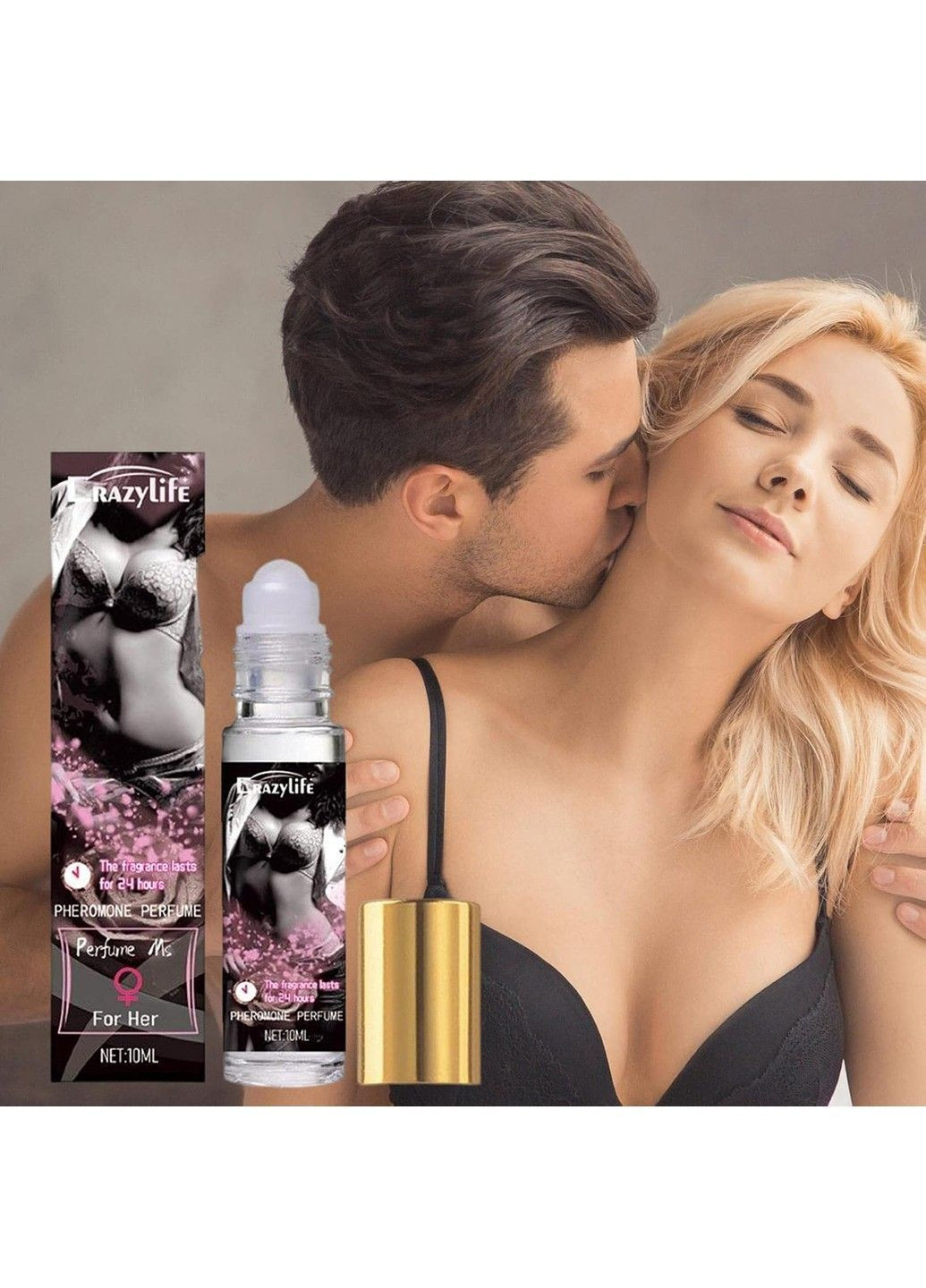 Феромонний парфум для жінок з ролером (10 мл) CrazyLife (367904457)
