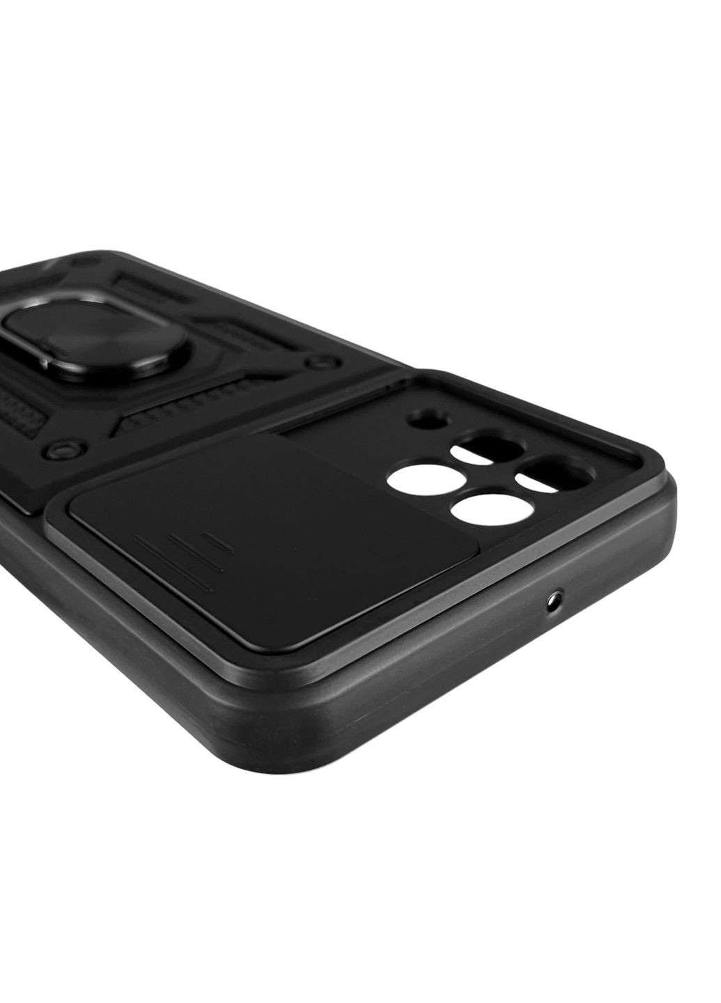 Чохол для Galaxy M33 5G (SM-M336B) броньований з кільцем зі шторкою на самсунг м33 чорний rg1 Samsung (366023222)