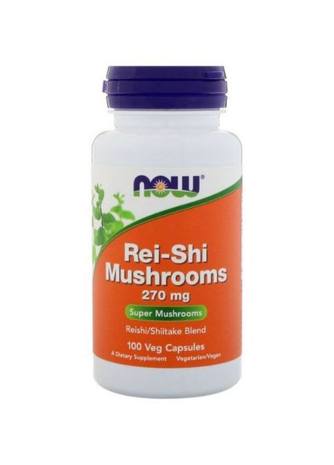 Rei-Shi Mushrooms 270 mg 100 Veg Caps Now Foods (362418675)