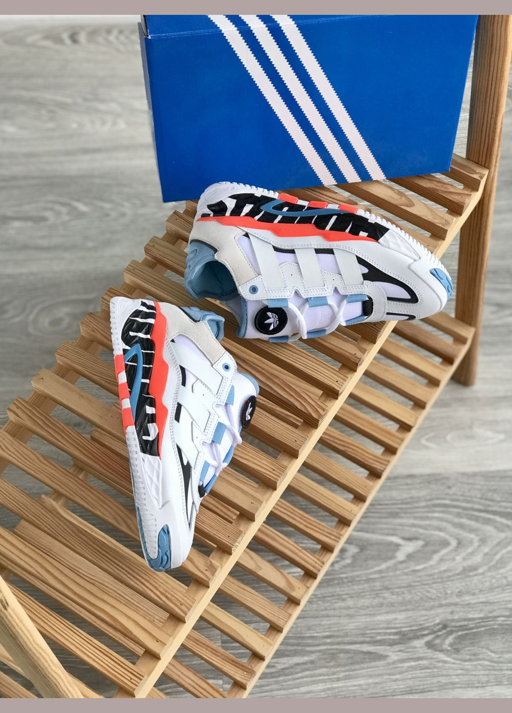 Білі Осінні кросівки чоловічі adidas niteball white | адідас найтбол білі No Brand