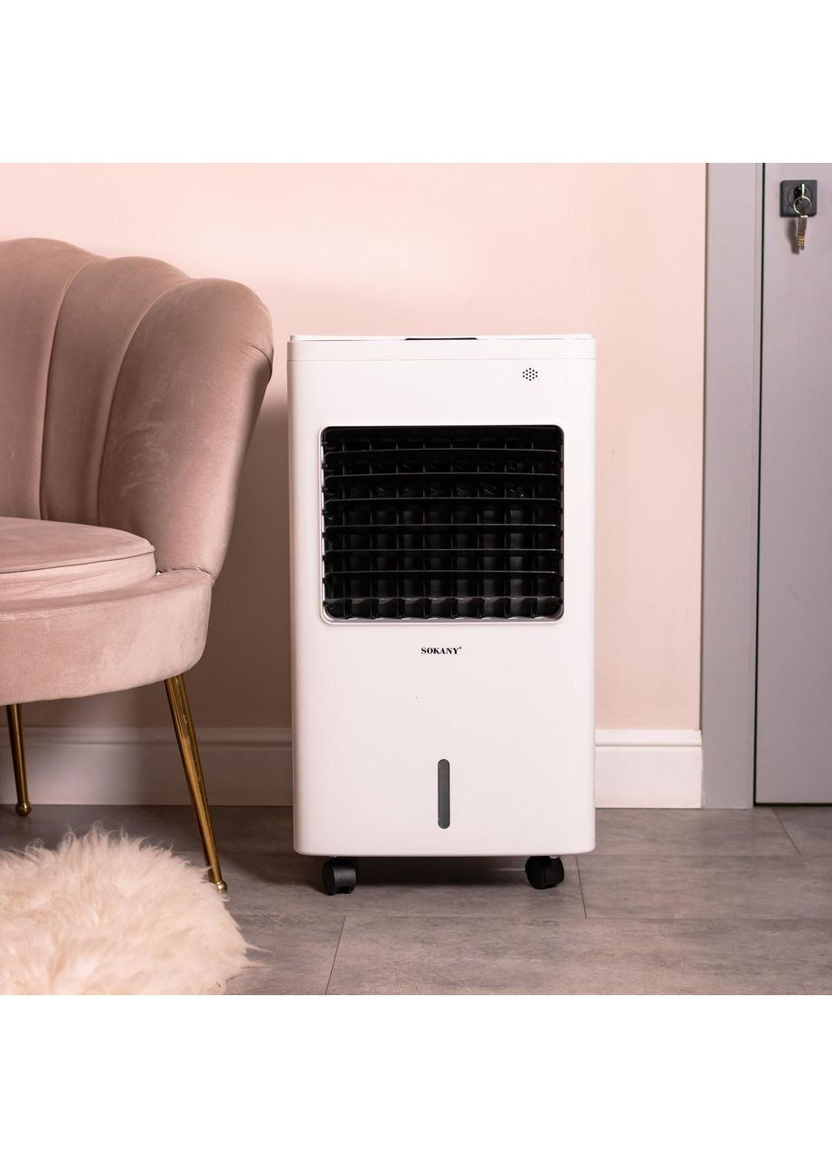 Портативний кондиціонер 75 Вт з пультом, іонізацією і баком 9 л SK-19016 Sokany (370373482)