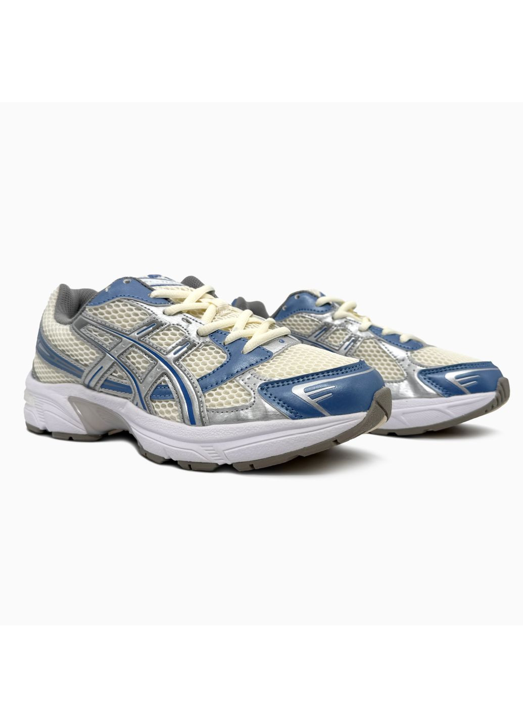 Комбіновані Осінні кросівки чоловічі asics gel-1130 blue / silver асікс гель 1130 No Brand