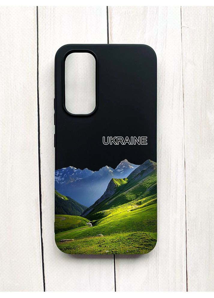 Матовий чорний чохол на Samsung Galaxy A54 5G (A546) Карпати Україна (принт 409) Creative (356128061)