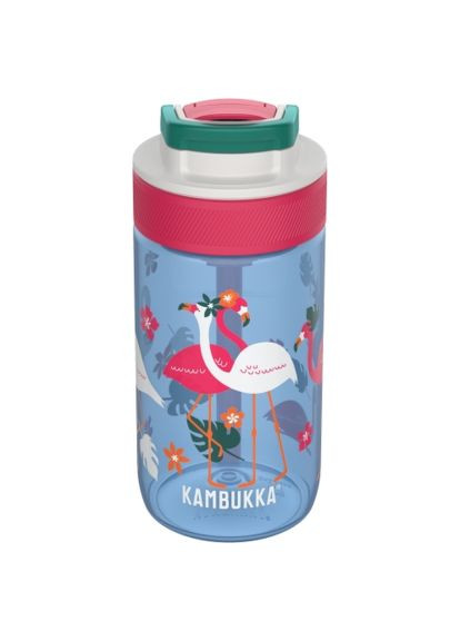 Пляшка для води (11-04052) Kambukka Lagoon 400 мл Blue Flamingo синій/фуксія (369883807)