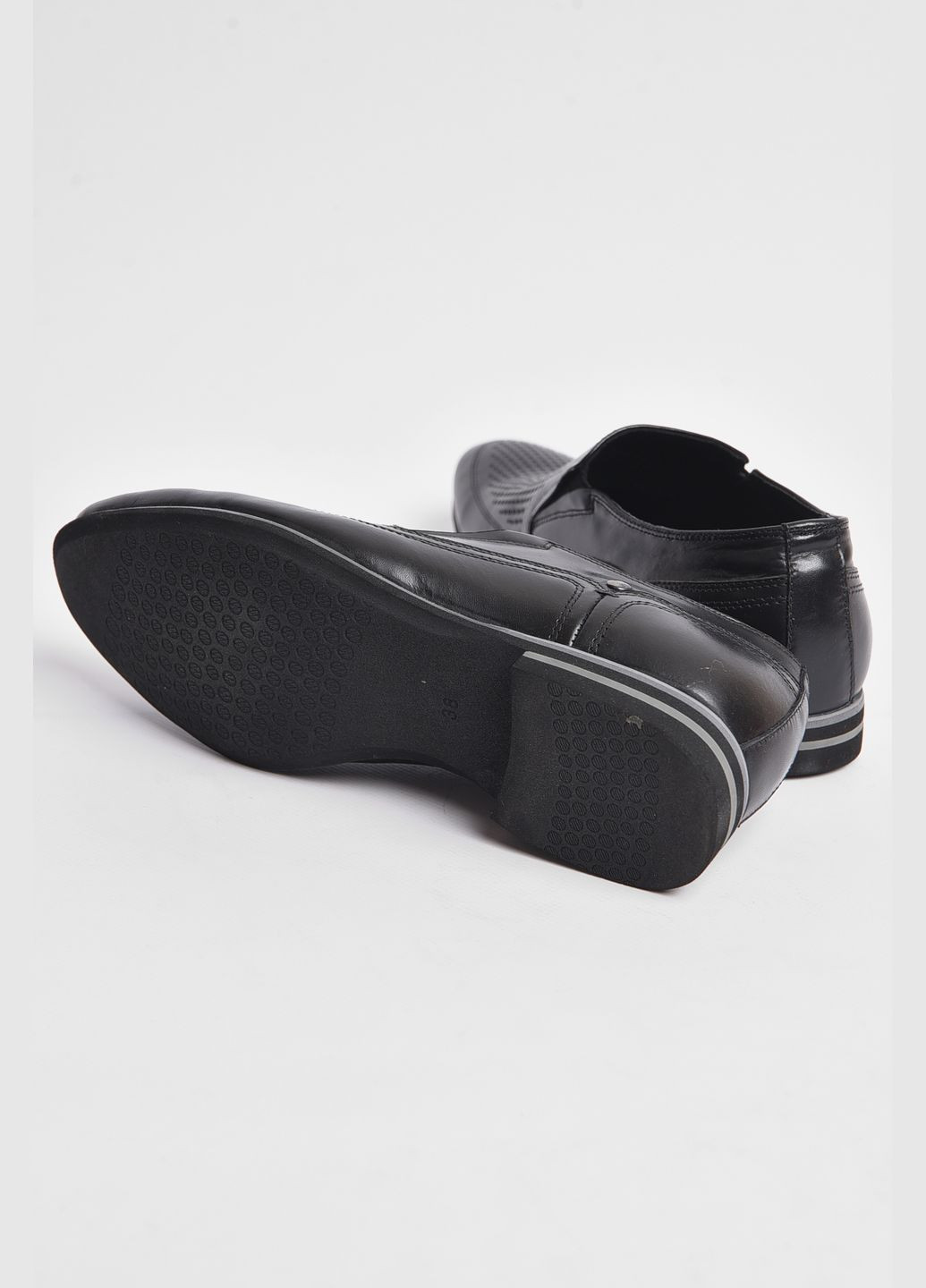 Туфлі підліткові для хлопчика чорного кольору Let's Shop (289843175)