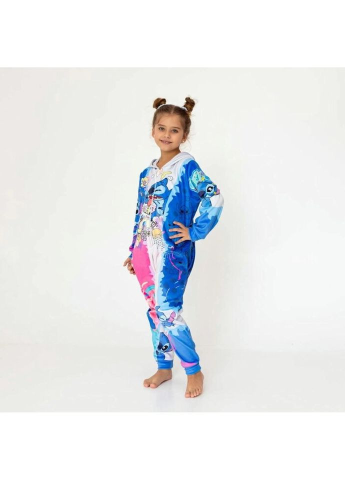 Кигуруми детское 3D Стич 3059, 1, 146 15240 146, см FlexDress (324623328)