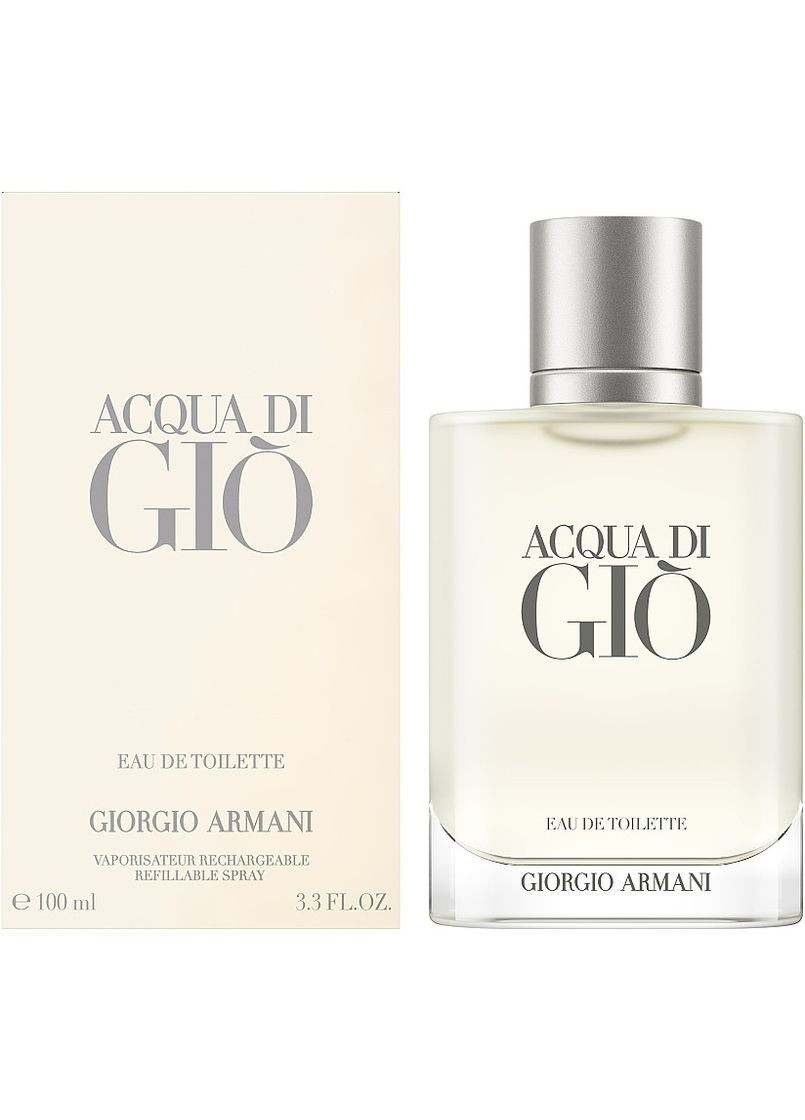 Туалетная вода мужская Giorgio Armani Acqua Di Gio Pour Homme Refillable Духи 100мл No Brand (366734684)