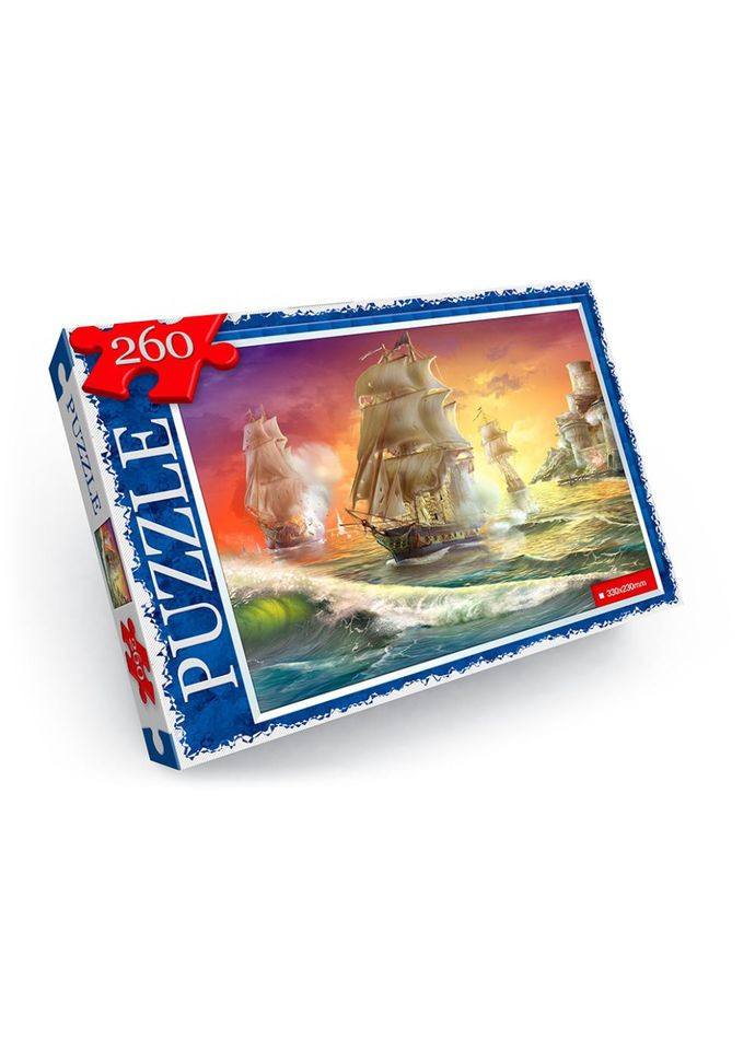 Пазл дитячий "Морські баталії" C260-12-04, 260 елементів Danko Toys (301835260)