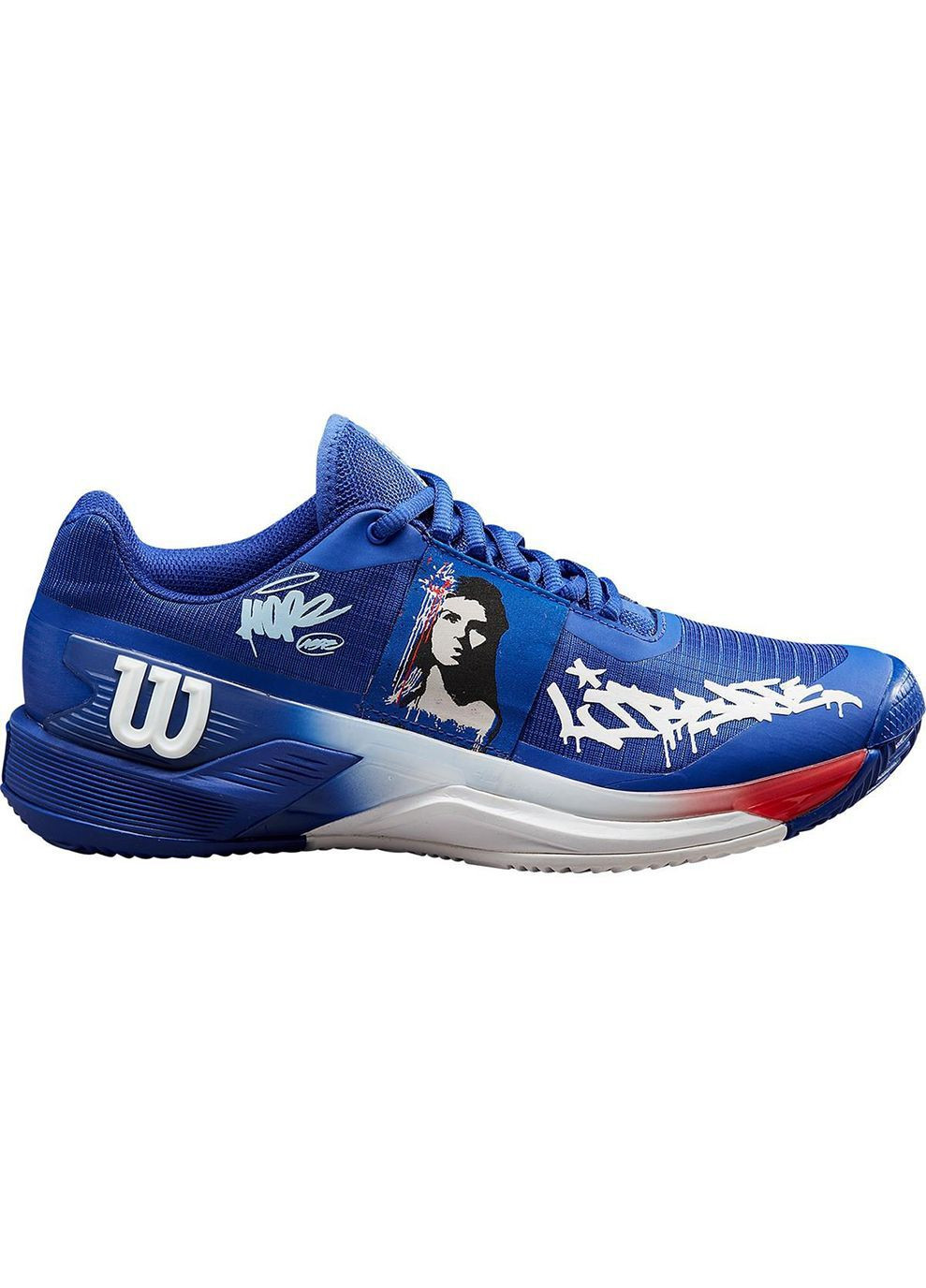 Синій Осінні чоловічі кросівки для тенісу rush pro 4.0 hope1393_par синій Wilson