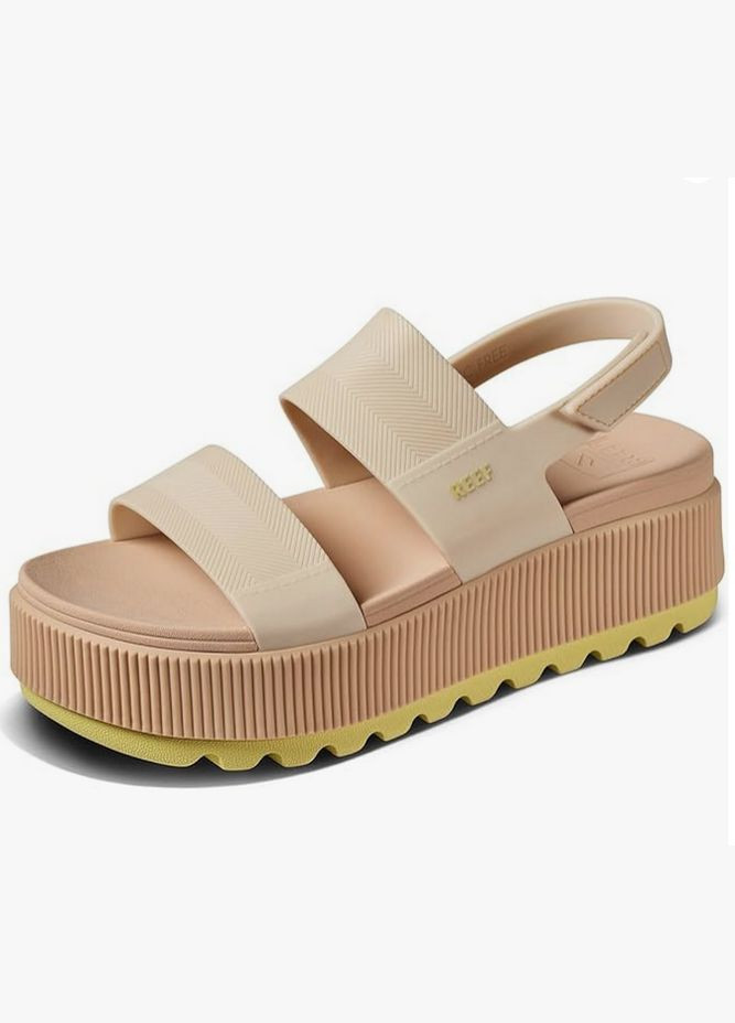 Босоніжки жіночі на платформі Reef Vintage Citron (327878315)