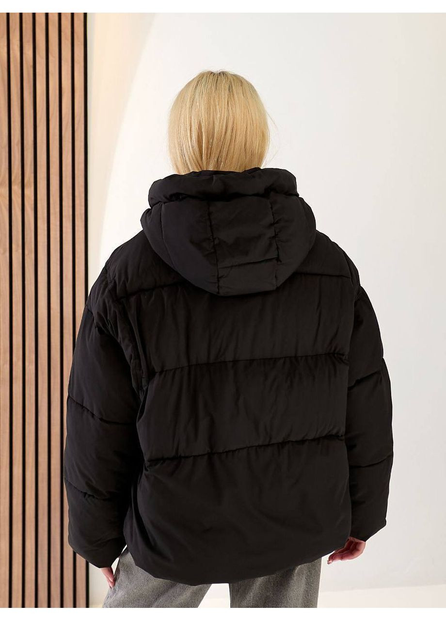 Черная зимняя зимняя куртка Garna