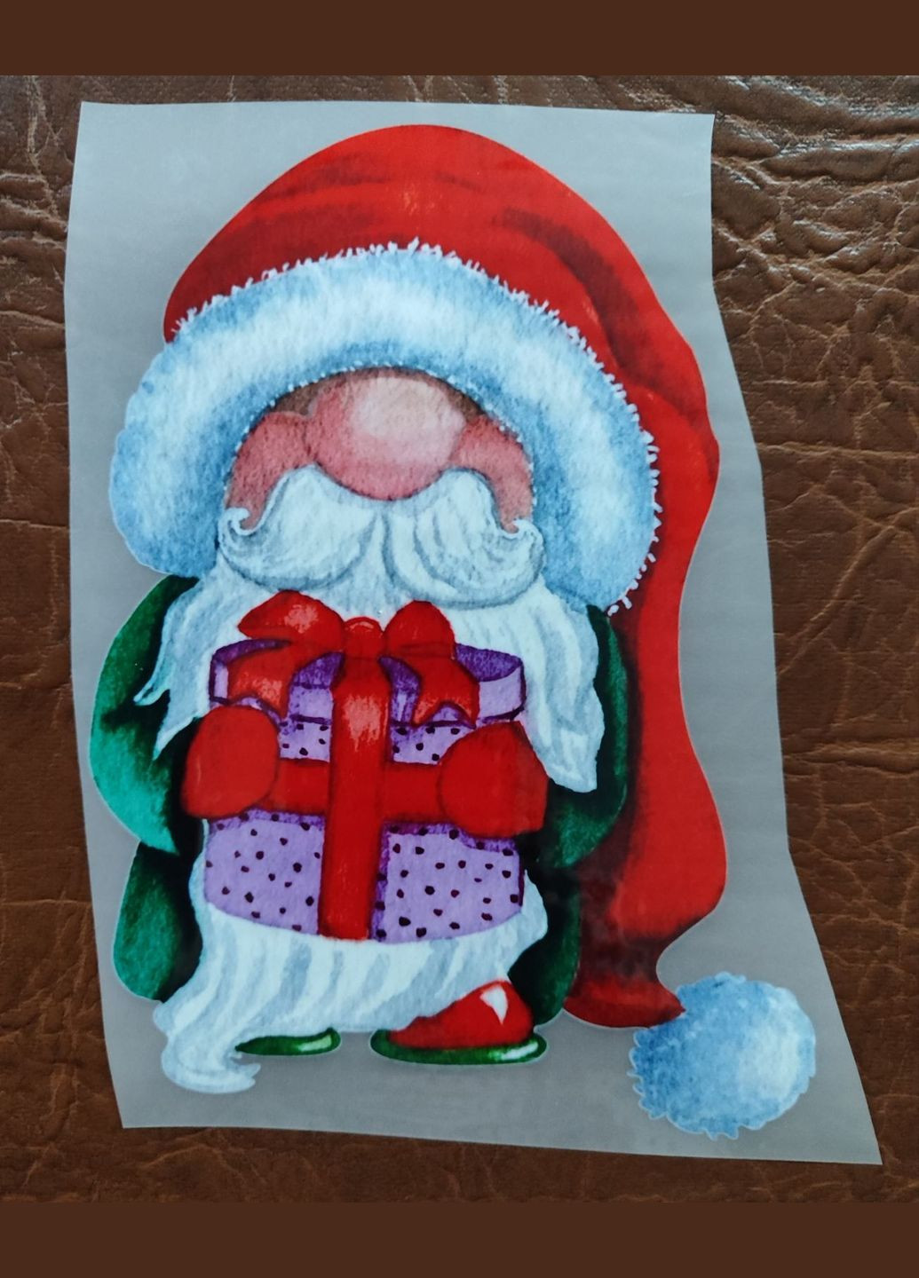 Термонаклейка новогодняя на одежду гном Кураж (308977209)