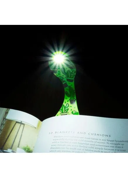 Дитяча закладка з LED ліхтариком 8 люм серії «Класика» - Кактуси FLEXILIGHT (398314276)
