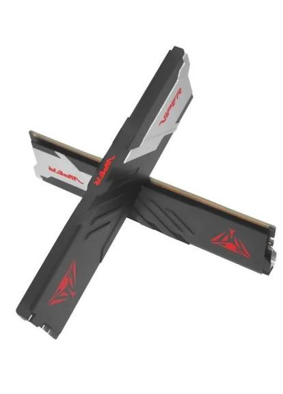 Память 16Gb x 2 (32Gb Kit) DDR5, 6000 MHz, Venom, Black, 36-36-36-76, 1.35V, с радиатором (PVV532G600C36K) Patriot (373218738)