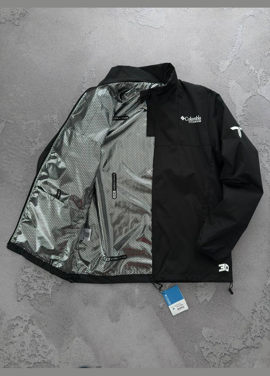 Черная демисезонная ветровка No Brand