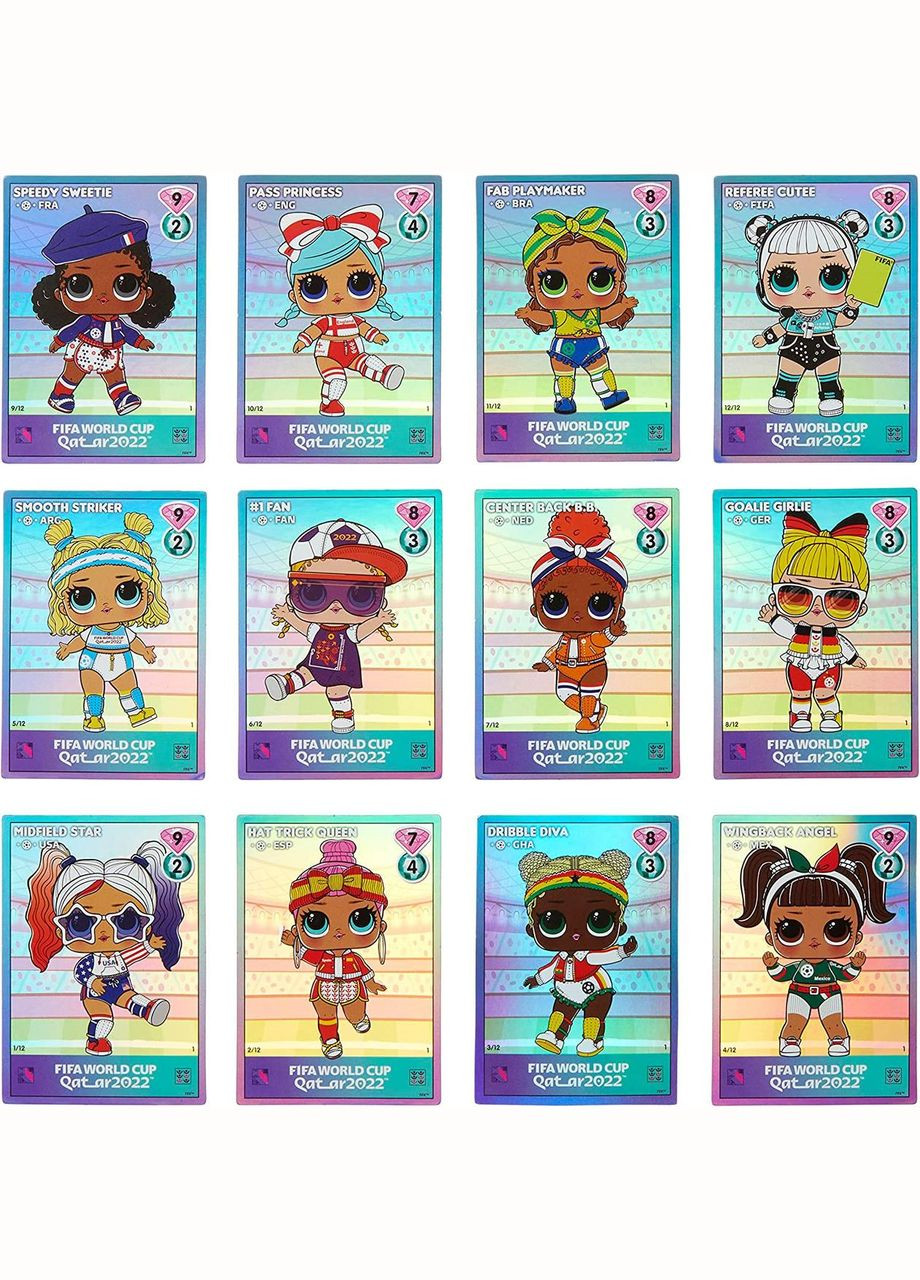 Игровой набор Lol Surprise X FIFA World Cup Qatar 2022 all star sports color change L.O.L. Surprise! (323480804)