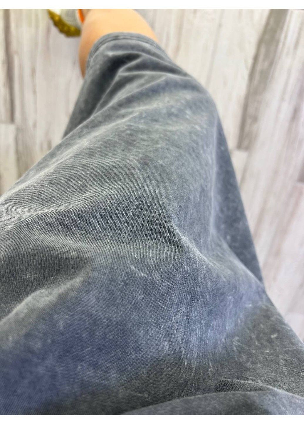 Сіра сукня-футболка жіноча a-n 2666-1 тай-дай оверсайз No Brand