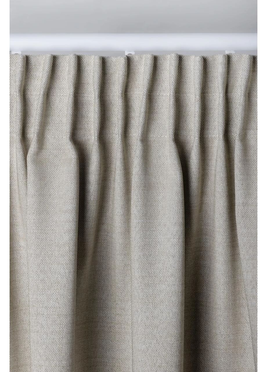 Димаут шторы (рогожка) 2шт 4м х от 2,5м до 3м HYGG (370367466)