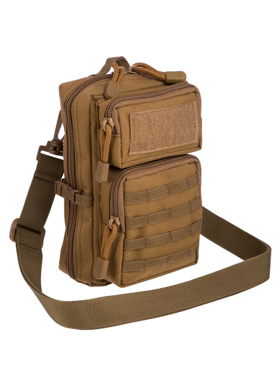 Итог тактический Pro (нейлон, оксфорд 900D, р-р 17х11х4,5см, 1л, хаки) (TY-231_Хаки) SILVER KNIGHT (361434095)