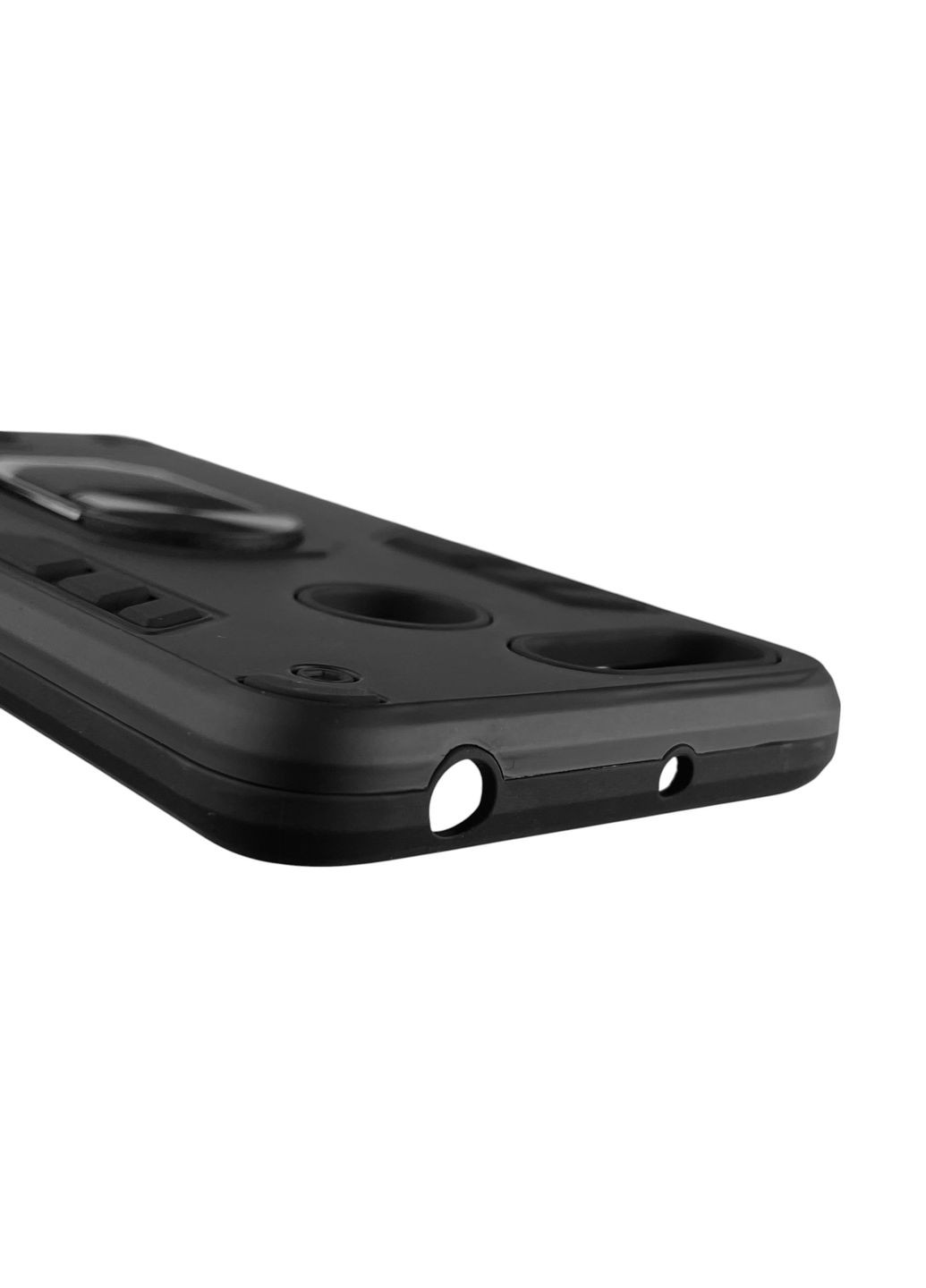 Чохол для телефона Redmi 6 броньований з магнітним кільцем-тримачем на сяомі редмі 6 чорний Xiaomi (366235592)