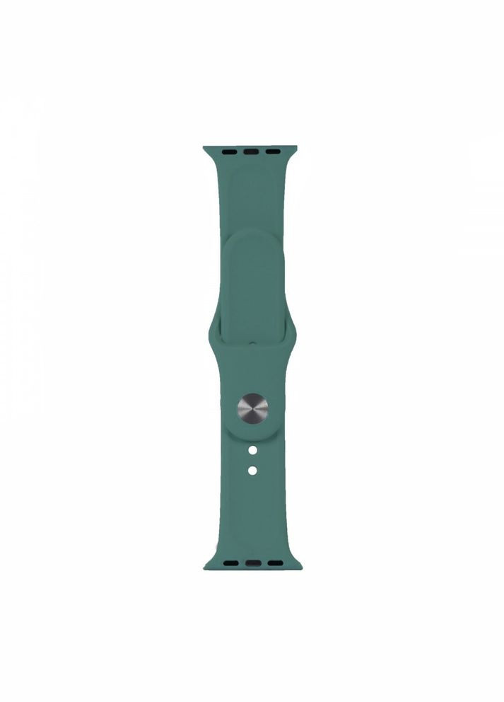 Ремінець Silicone Apple Watch 38/40/41 мм Pine Green L (55) (57) Smart Watch (297456214)