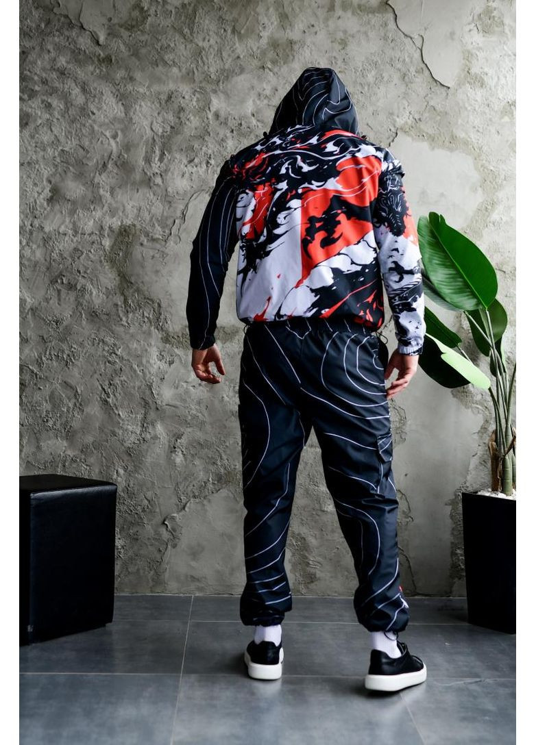 Костюм мужской олимпийка брюки плащевка на подкладке No Brand (371172884)