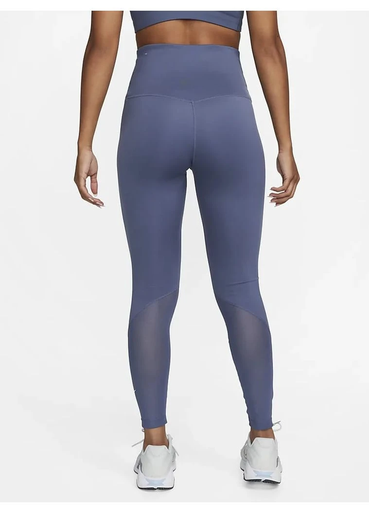 Синие демисезонные леггинсы one df hr 7/8 tight blue dv9020-491 Nike