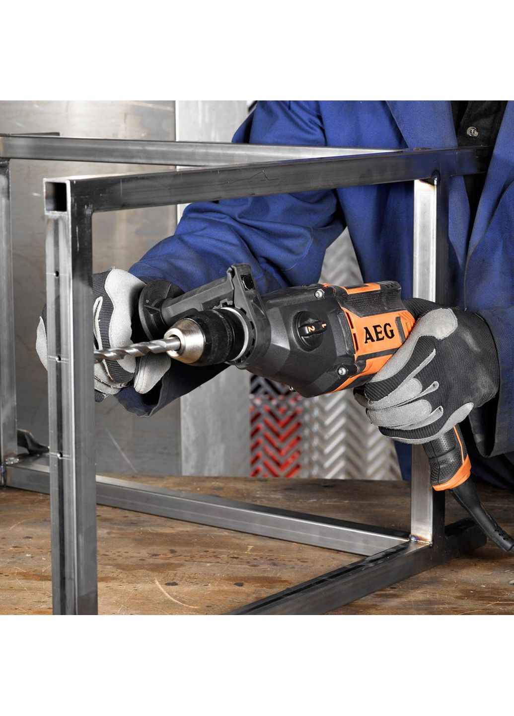 Дрель ударная SB2E 850R AEG (361768320)