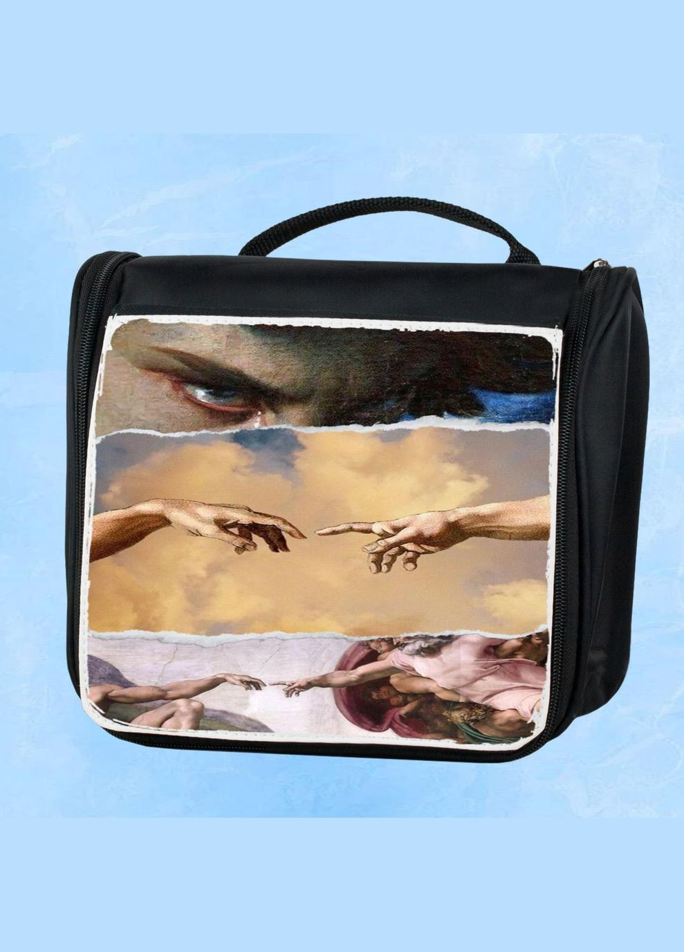 Дорожная сумка - органайзер для косметики несессер Art #159 Черная No Brand (318677184)