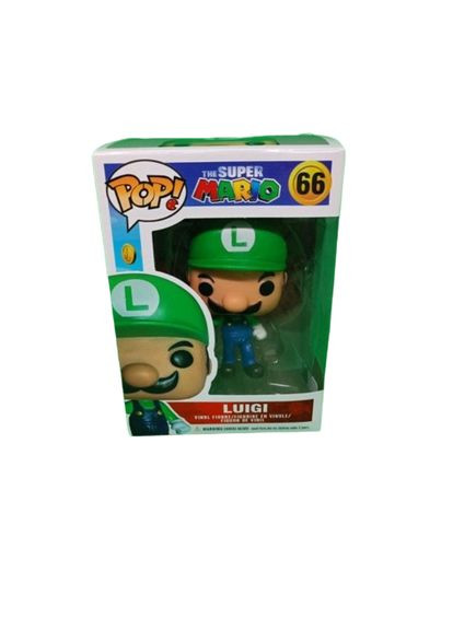 Супер Марио фигурка Луиджи Super Mario Luigi детская игровая фигурка #66 POP (288139372)