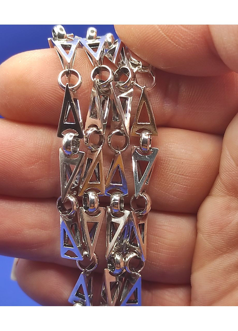 Цепочка мужская серебро 925 пробы Shiny 1033 60см No Brand (360647007)