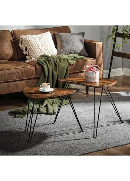 Комплект журнальних столиків Oskar в стилі Loft Leobert (361951791)