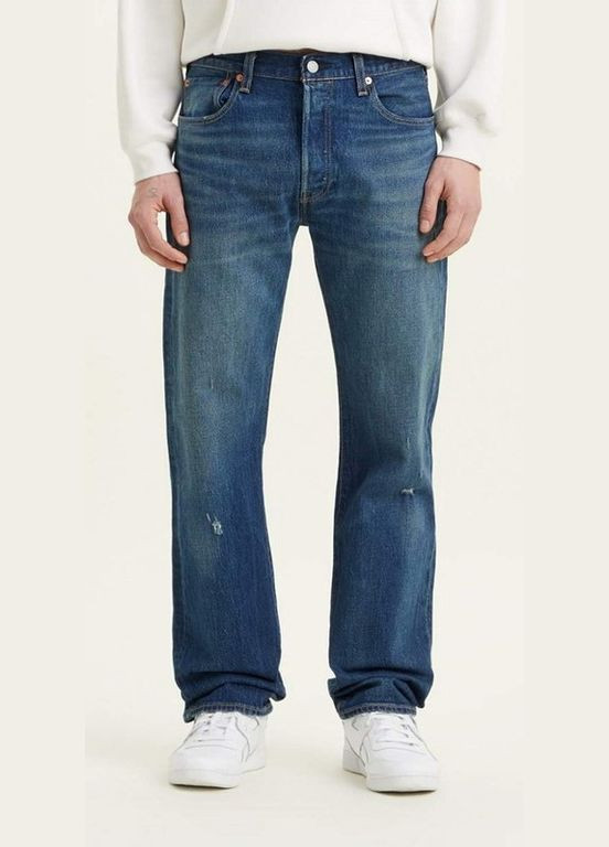 Синие демисезонные прямые джинсы 501 ORIGINAL Levi's