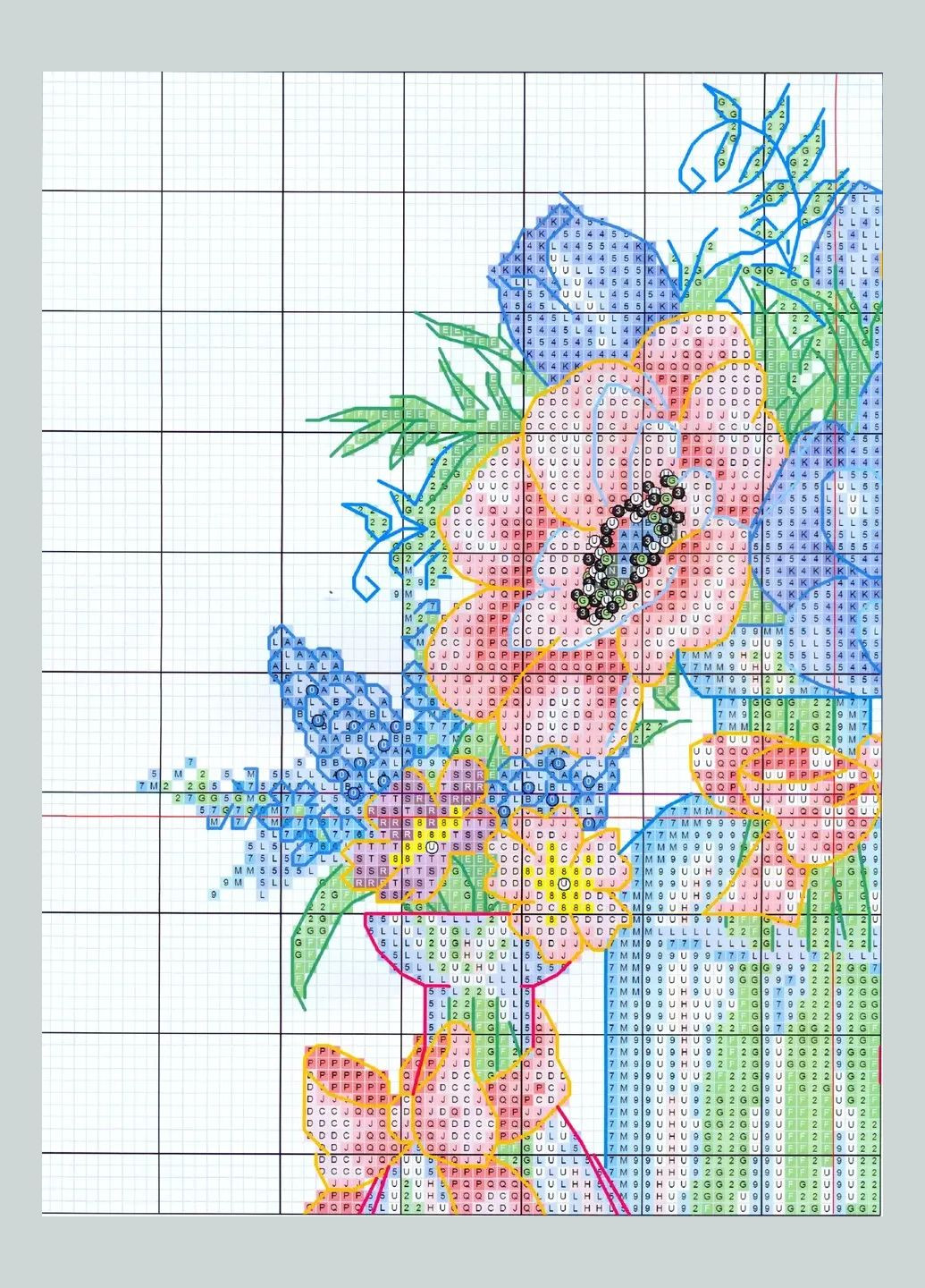 Набор для вышивания по нанесённой на канву схеме "Fly Side by Side".AIDA 14CT printed, 31*30 см Joy Sunday (313613059)